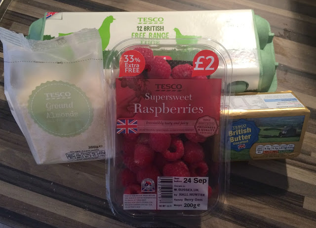 Photo of the Tesco Branded Ingredients that I used in this bake