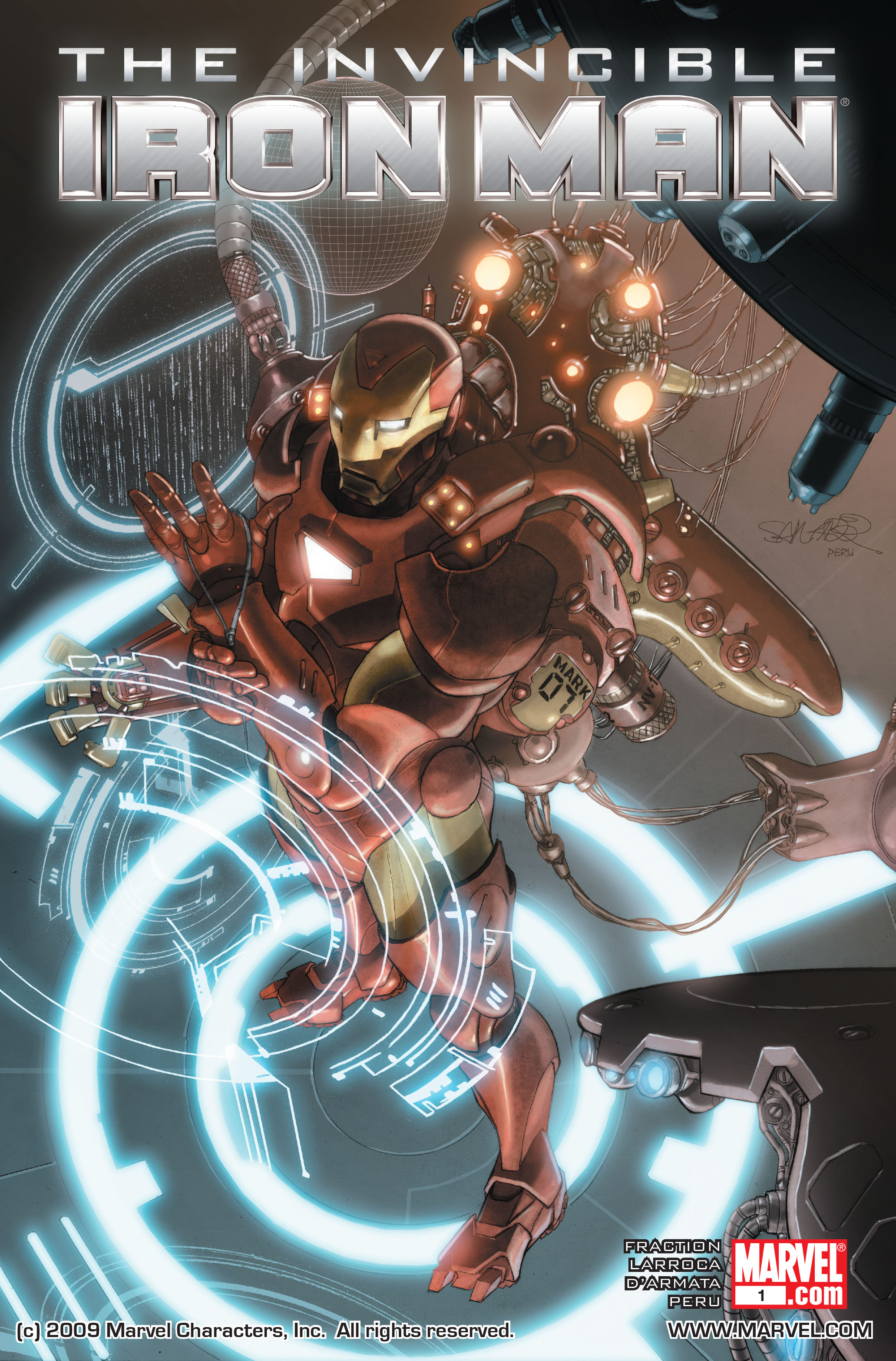 Read online Invincible Iron Man (2008) comic -  Issue #1 - 1