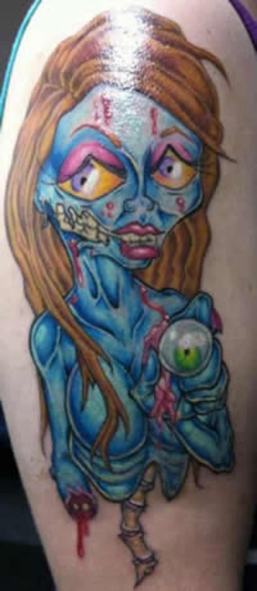 Some Inspiration For Zombie Tattoo Designs For You