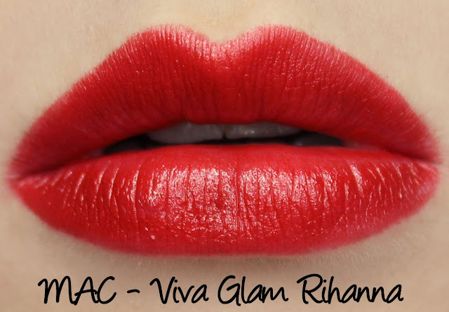 MAC Viva Glam Rihanna Lipstick - Swatches & Review