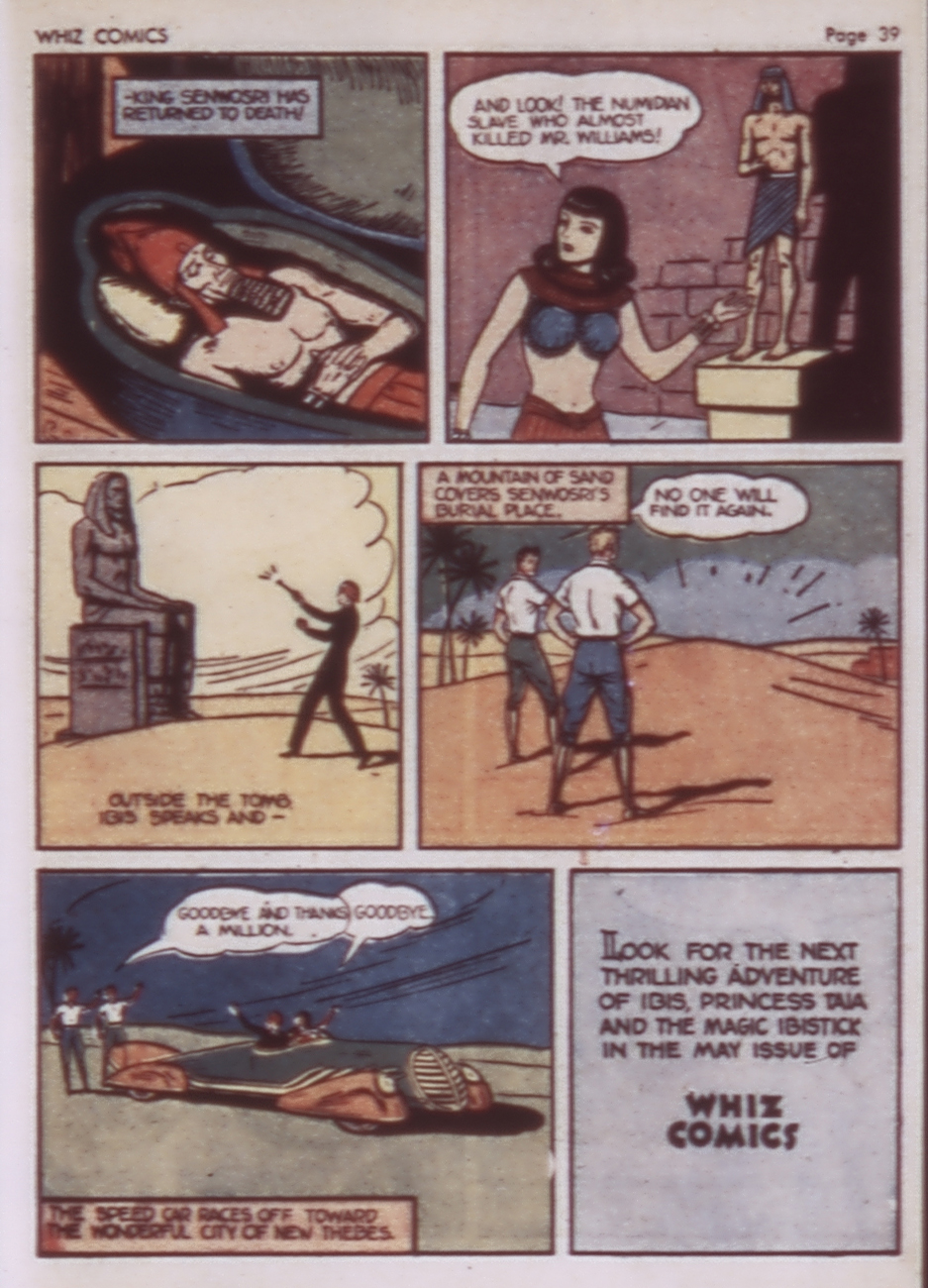 Read online WHIZ Comics comic -  Issue #3-April 1940 - 41