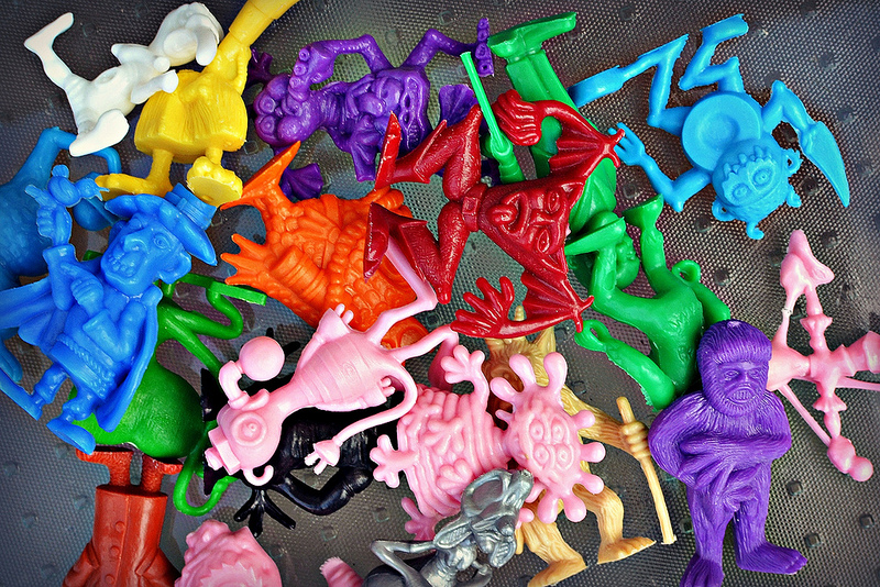 little plastic monster toys