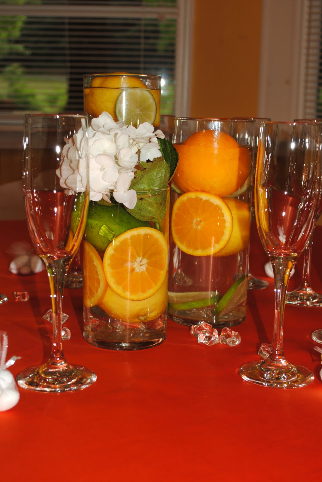 Simple and Summery Citrus Centerpiece marriage blog