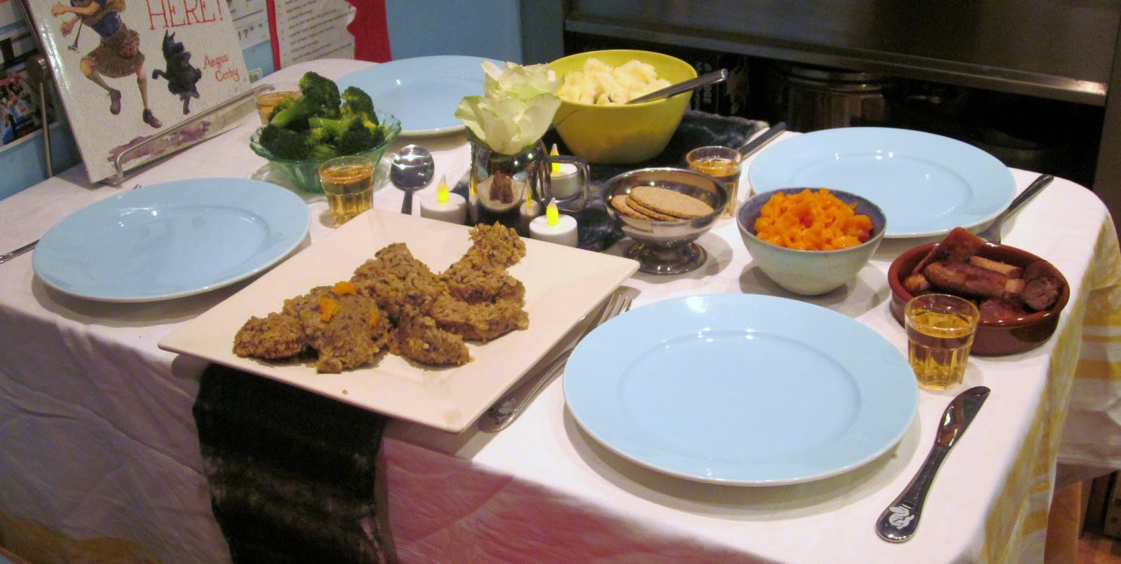 Adventures at Home Our Burns Night supper