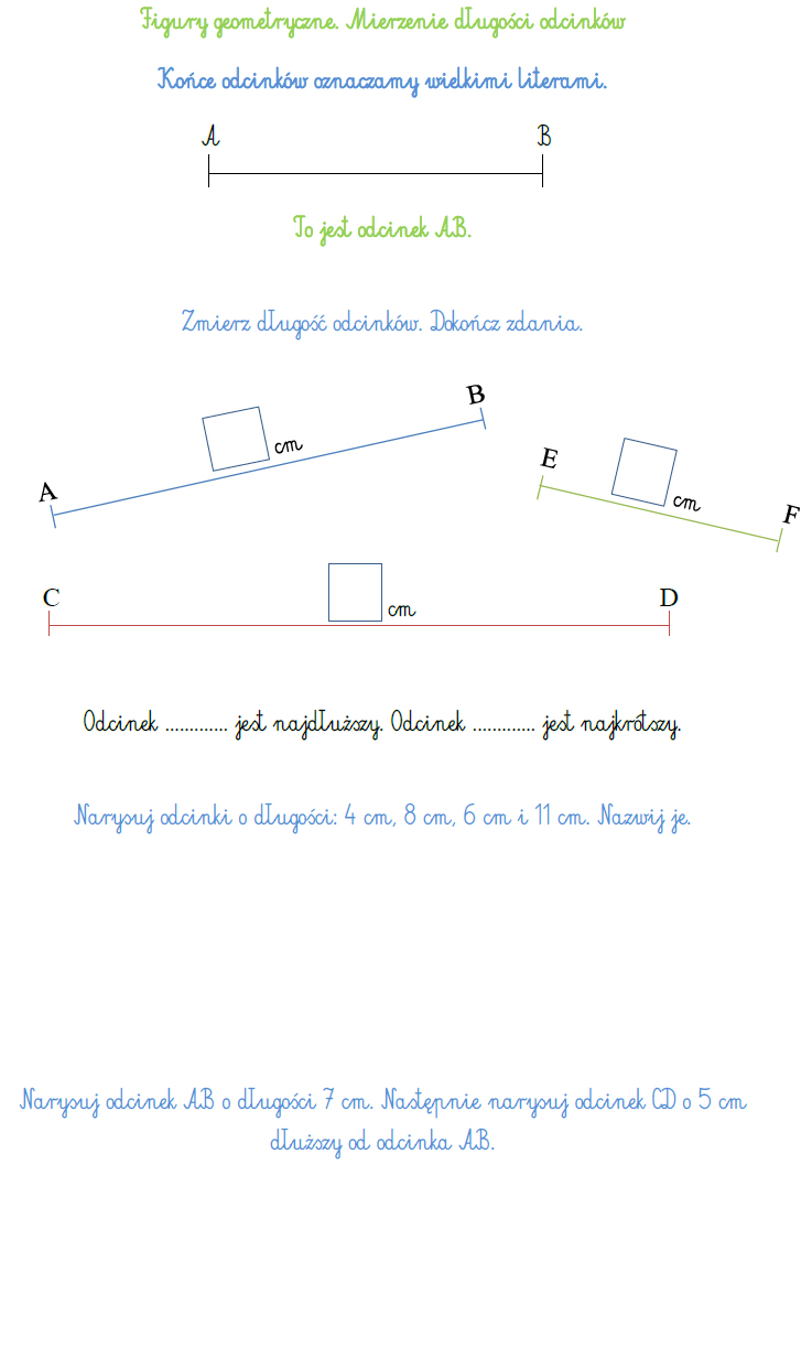 Geometria Klasa 3 Karty Pracy BLOG EDUKACYJNY DLA DZIECI: FIGURY GEOMETRYCZNE