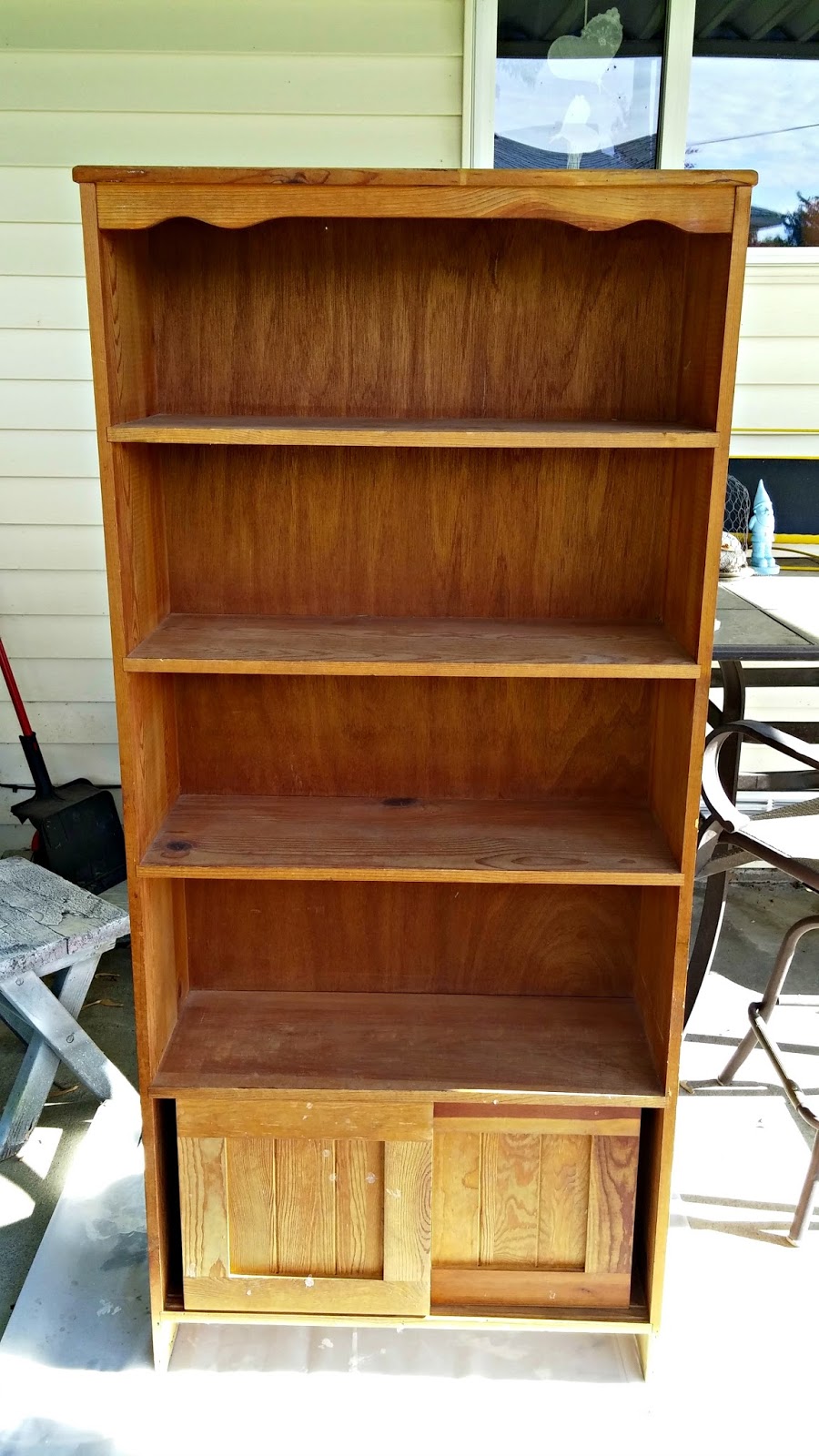Ice Cream Colored Bookcase Makeovers Little Vintage Cottage