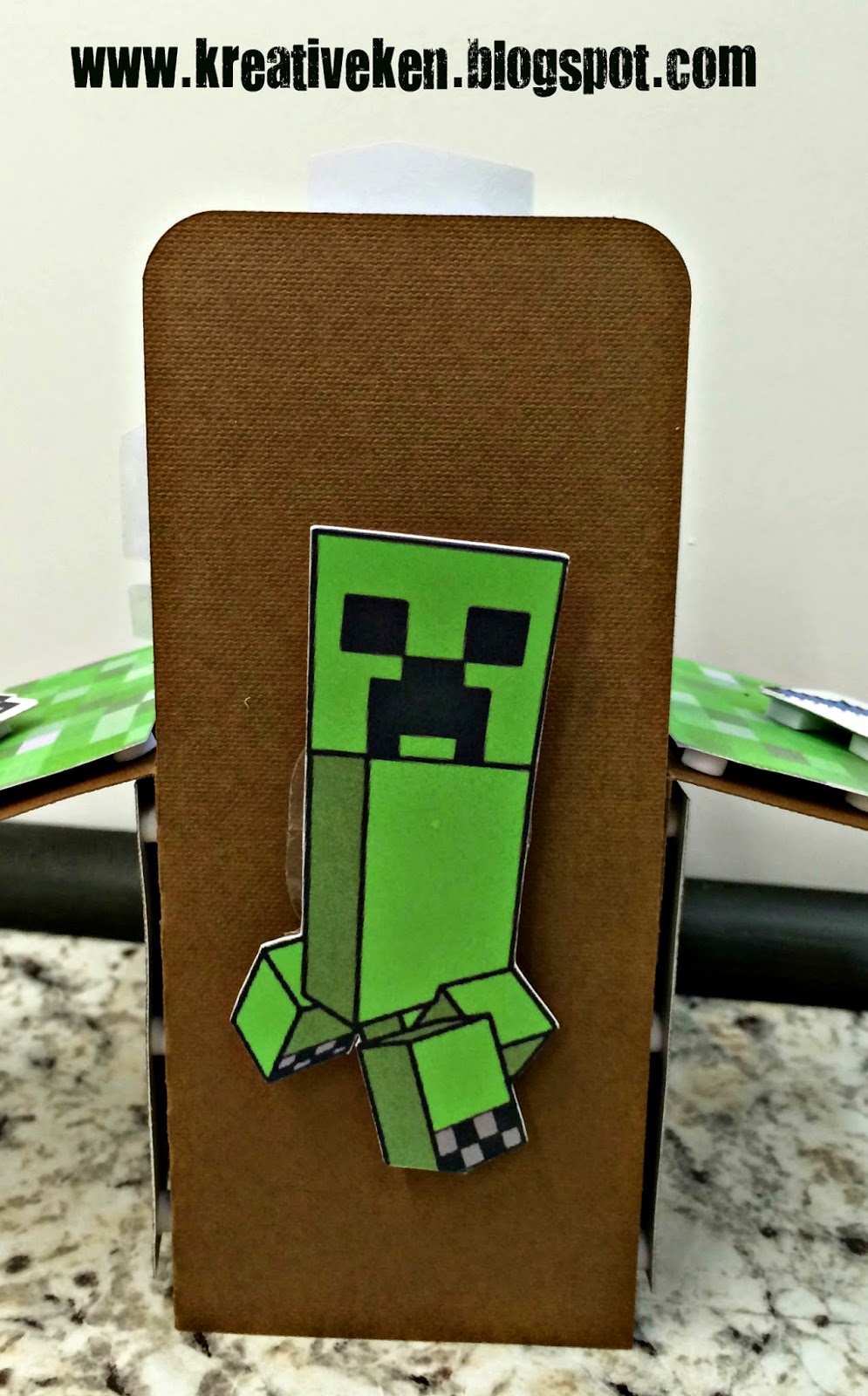 Download Free Minecraft Birthday Card Ken S Kreations SVG Cut Files