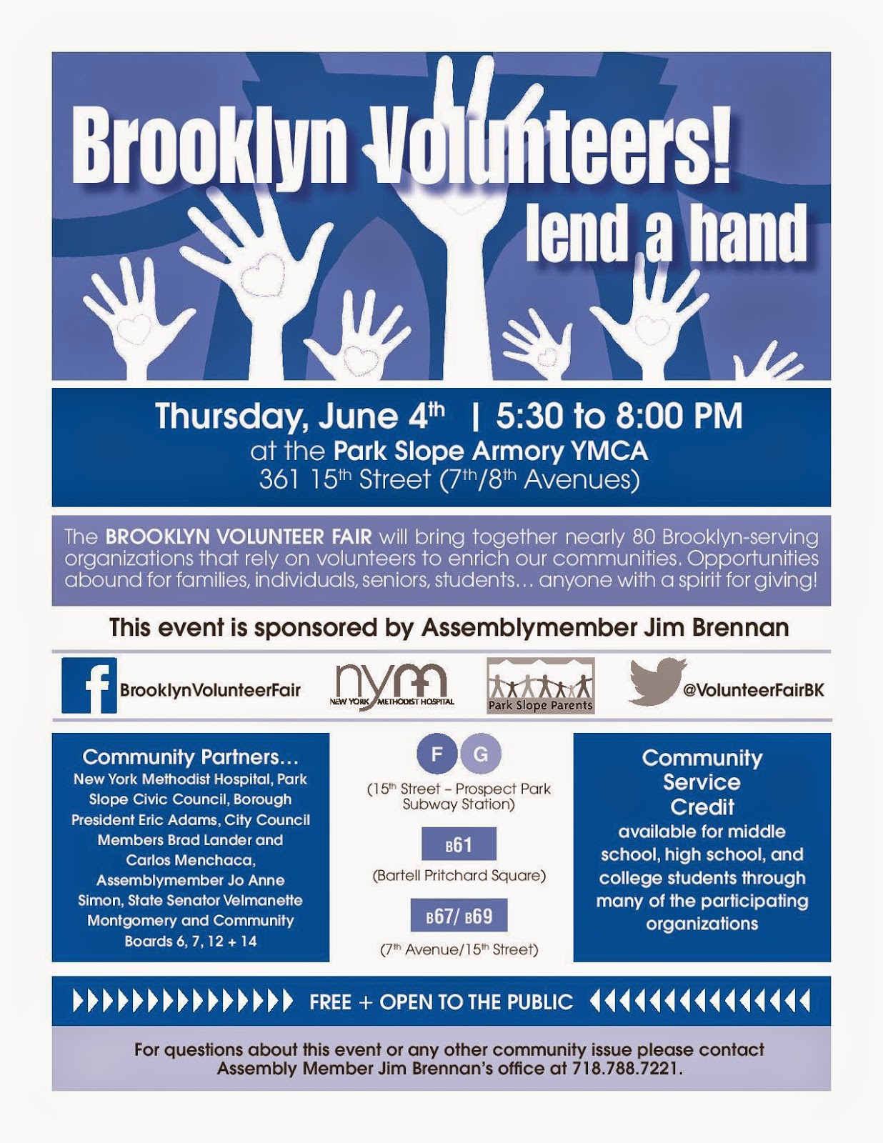 Parents of NY Teens 2015 BROOKLYN VOLUNTEER FAIR
