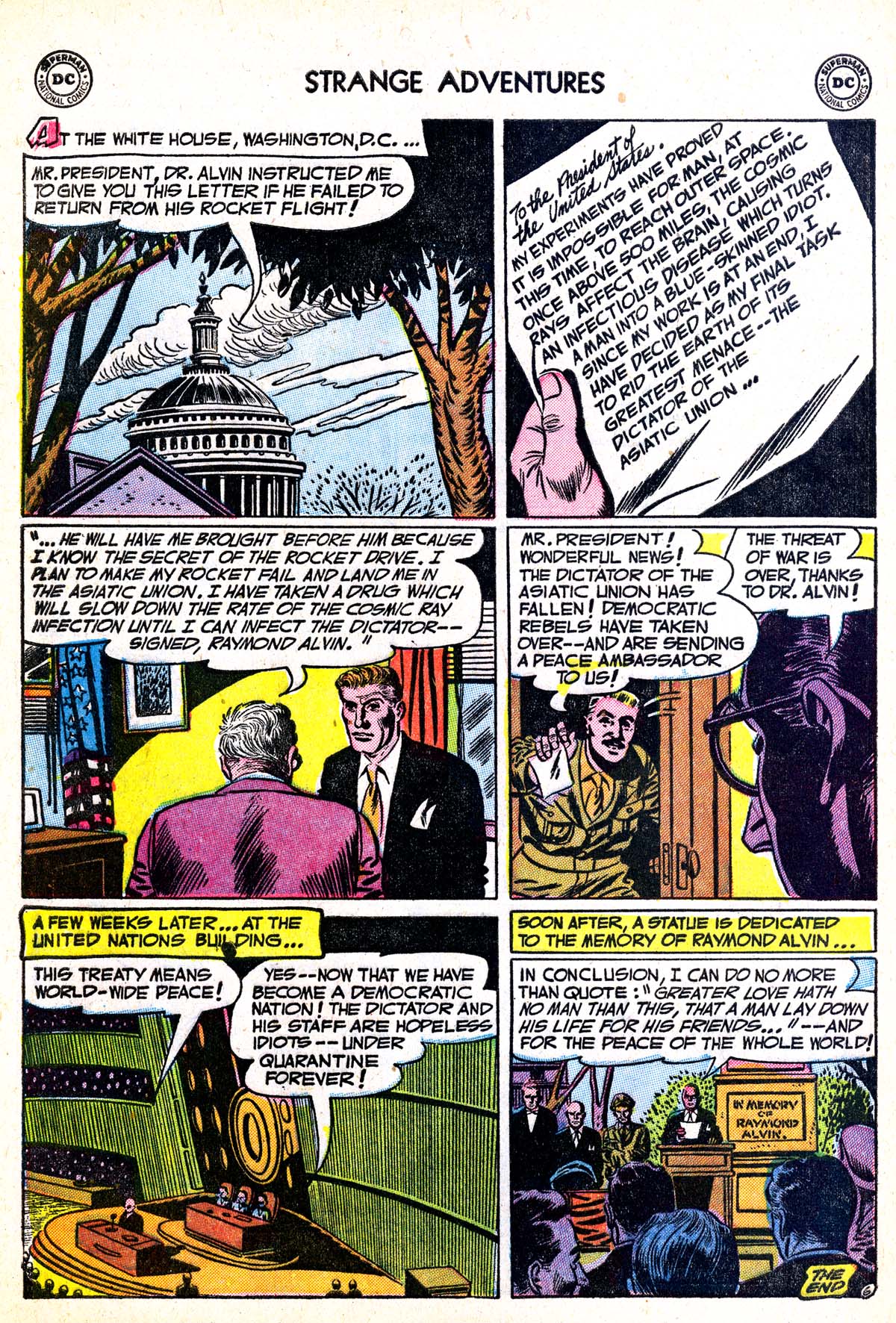 Read online Strange Adventures (1950) comic -  Issue #30 - 32