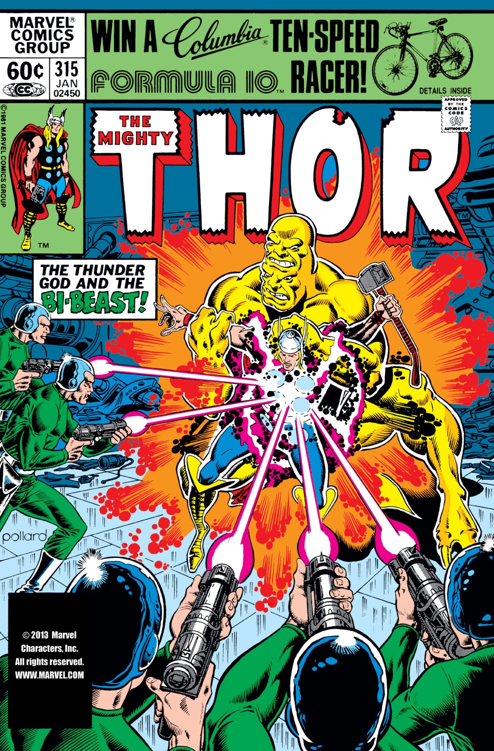 Read online Thor (1966) comic -  Issue #315 - 1