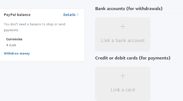 link your bank account with PayPal 