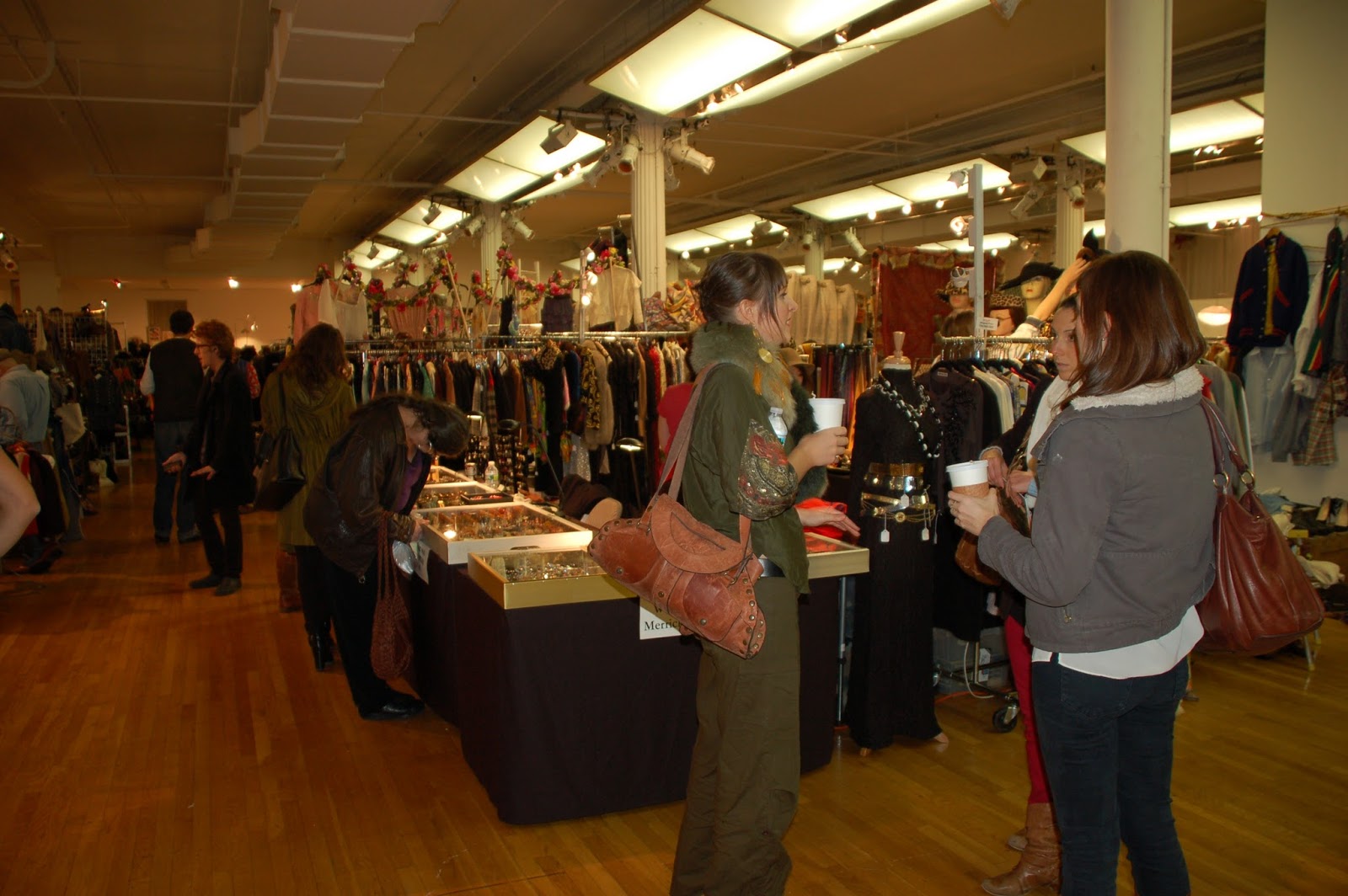 Beauty in New York City Manhattan Vintage Clothing Show