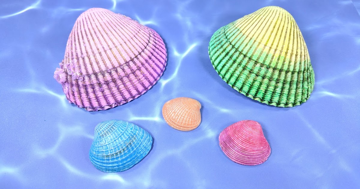 Rainbow Tinkle's World Painting Sea Shells is an Easy Kidfriendly