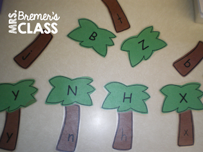 Alphabet activities perfect for literacy centers in Kindergarten.