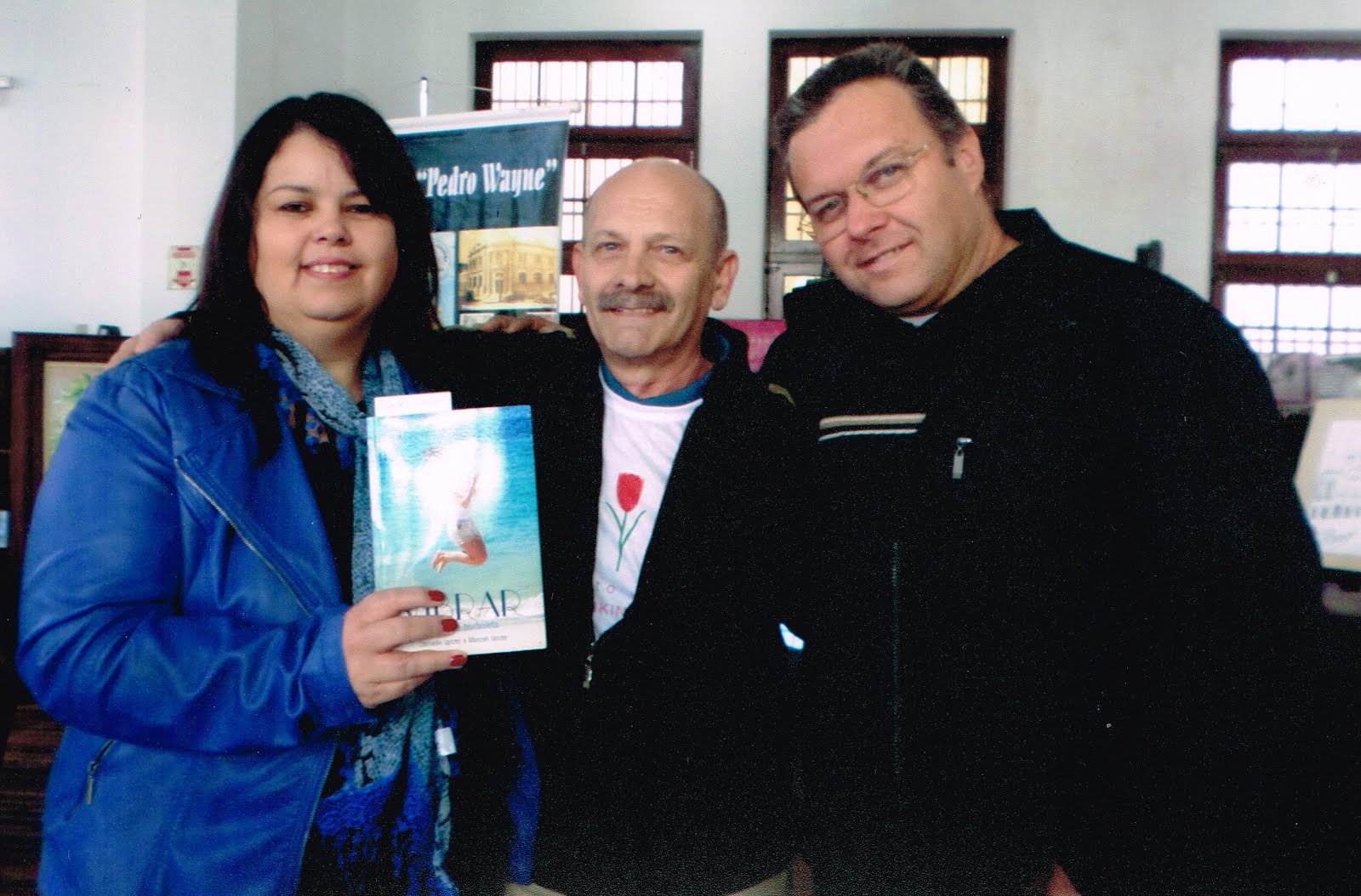 Manoel com Isabel Cristina e Rogério Ianzer