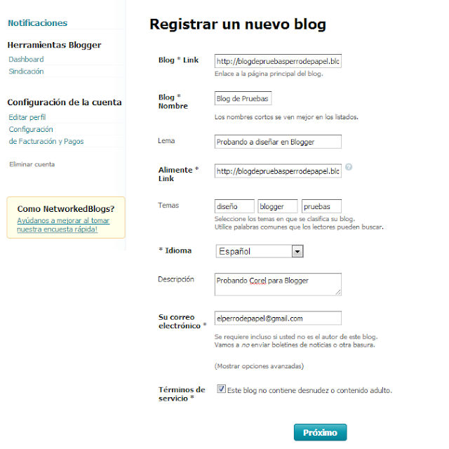 personalizacion de blogspot