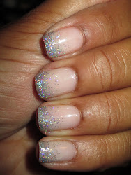 tips frosted glitter nail silver mani pink church september enough