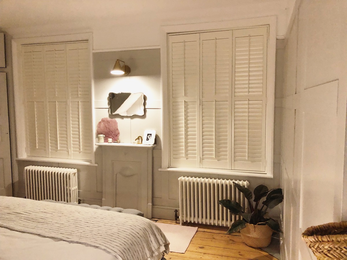Interiors Fitting Shutters In Our Bedroom With The
