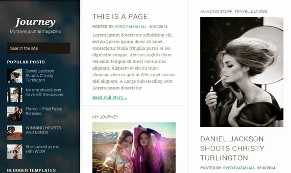 free responsive blogger template