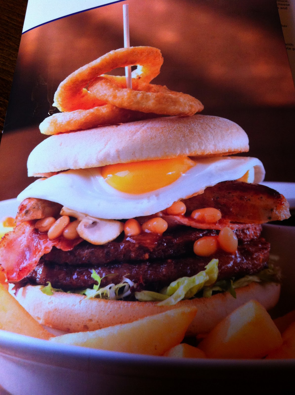 The Fry up Inspector Full English burger The Woolpack Norwich