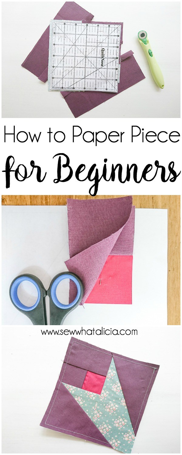 QUILTING WITH AREA 3 Paper Piecing for Beginners by Sew What Alicia