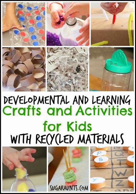 Recycled materials crafts and activities for kids Recycled Materials Crafts and Activities for Kids | The OT Toolbox
