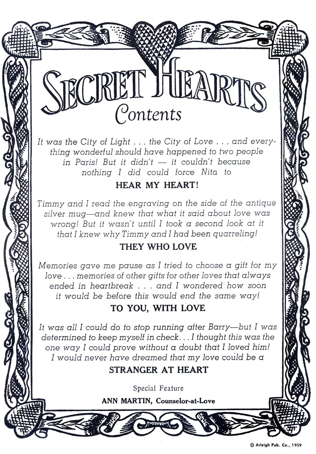 Read online Secret Hearts comic -  Issue #55 - 2