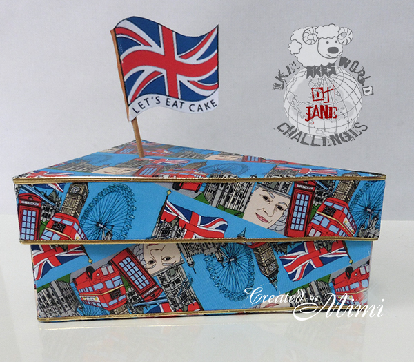 Crafty Animal London cake box