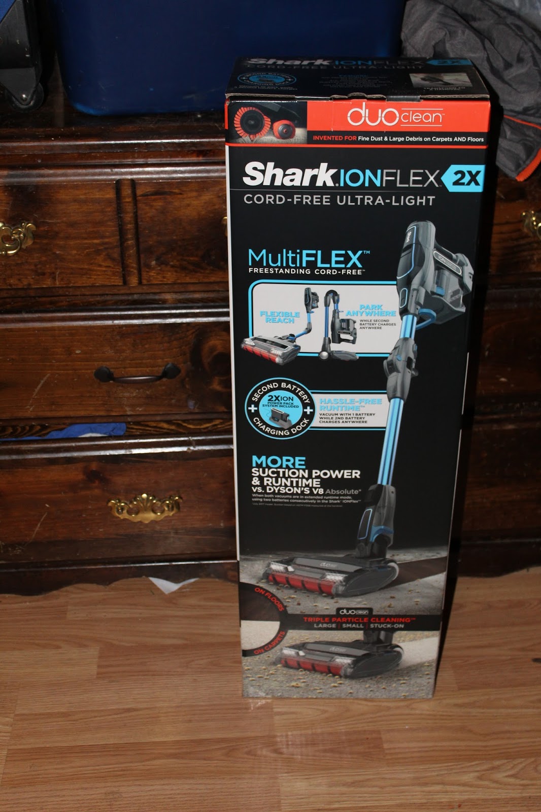 shark ionflex duoclean battery