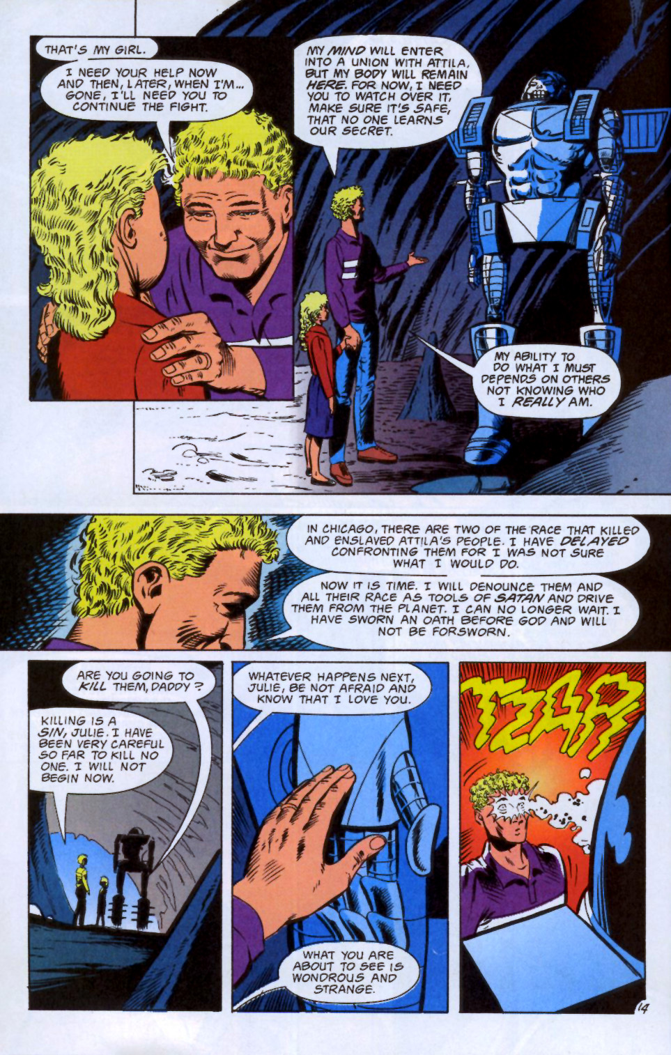 Read online Hawkworld (1990) comic -  Issue #18 - 15