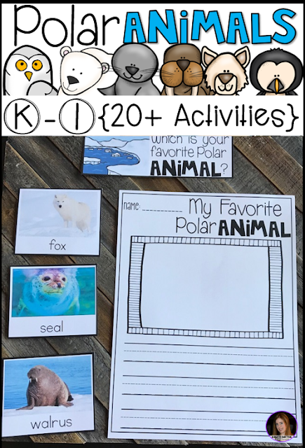 Are you looking for a factual unit to introduce polar animals in your kindergarten and first grade classroom?  Our polar animal unit is just what you need! 