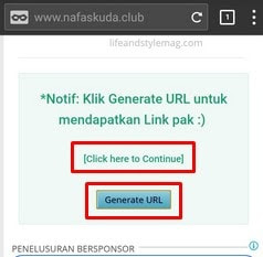 Cara melewati pengaman url di nafaskuda Cara melewati pengaman url di nafaskuda
