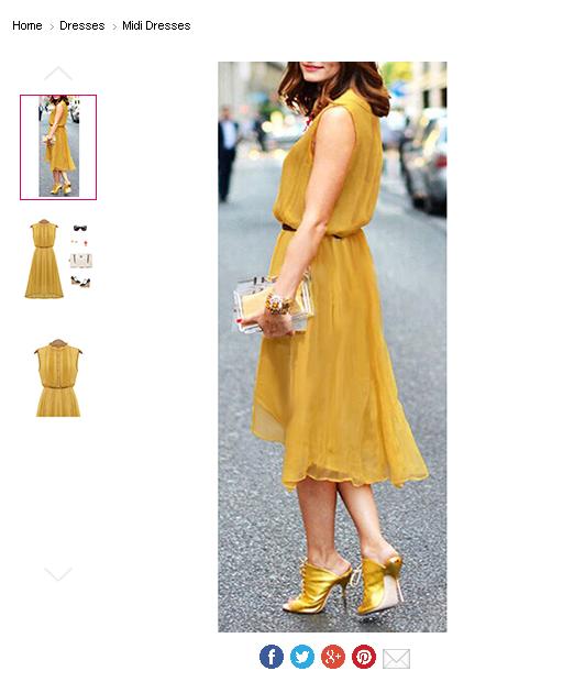 Yellow Halter Dress Womens Dresses - Shopper Shop Sale