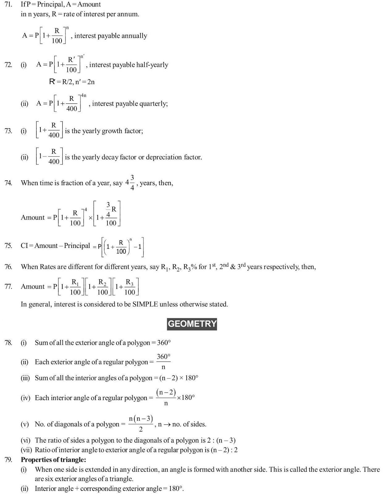 MATHS THEORY| FORMULA| MATHS SHORTCUT TRICK WITH EXPLANATIONS