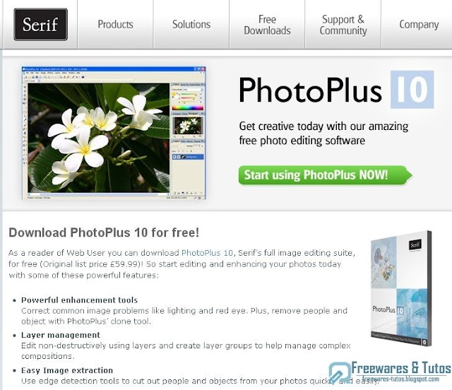 Offre promotionnelle : PhotoPlus 10 gratuit !