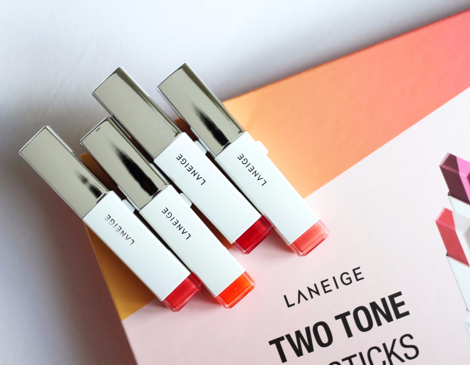 Laneige Two Tone Lipsticks Review + Demo — Raincouver Beauty