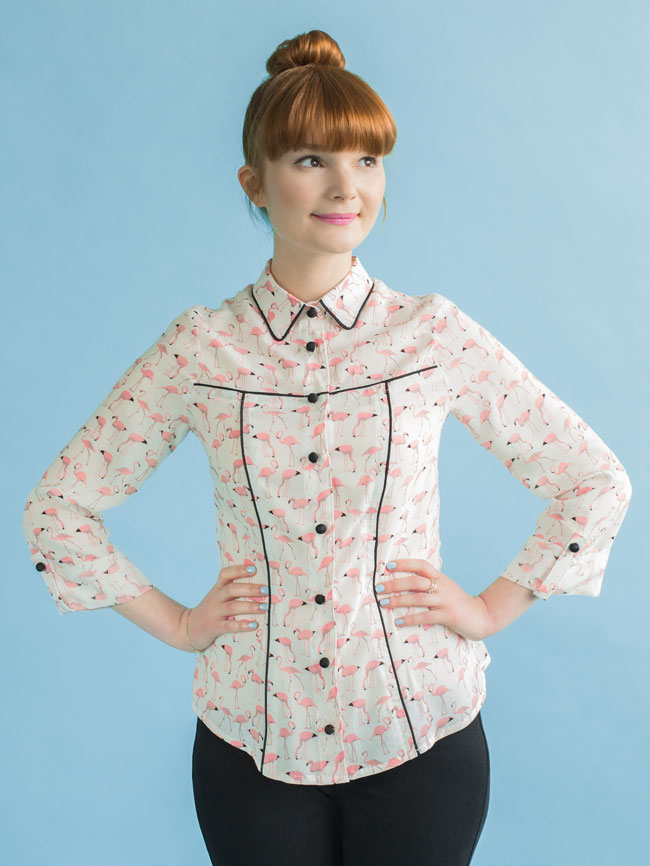 Rosa shirt sewing pattern - Tilly and the Buttons