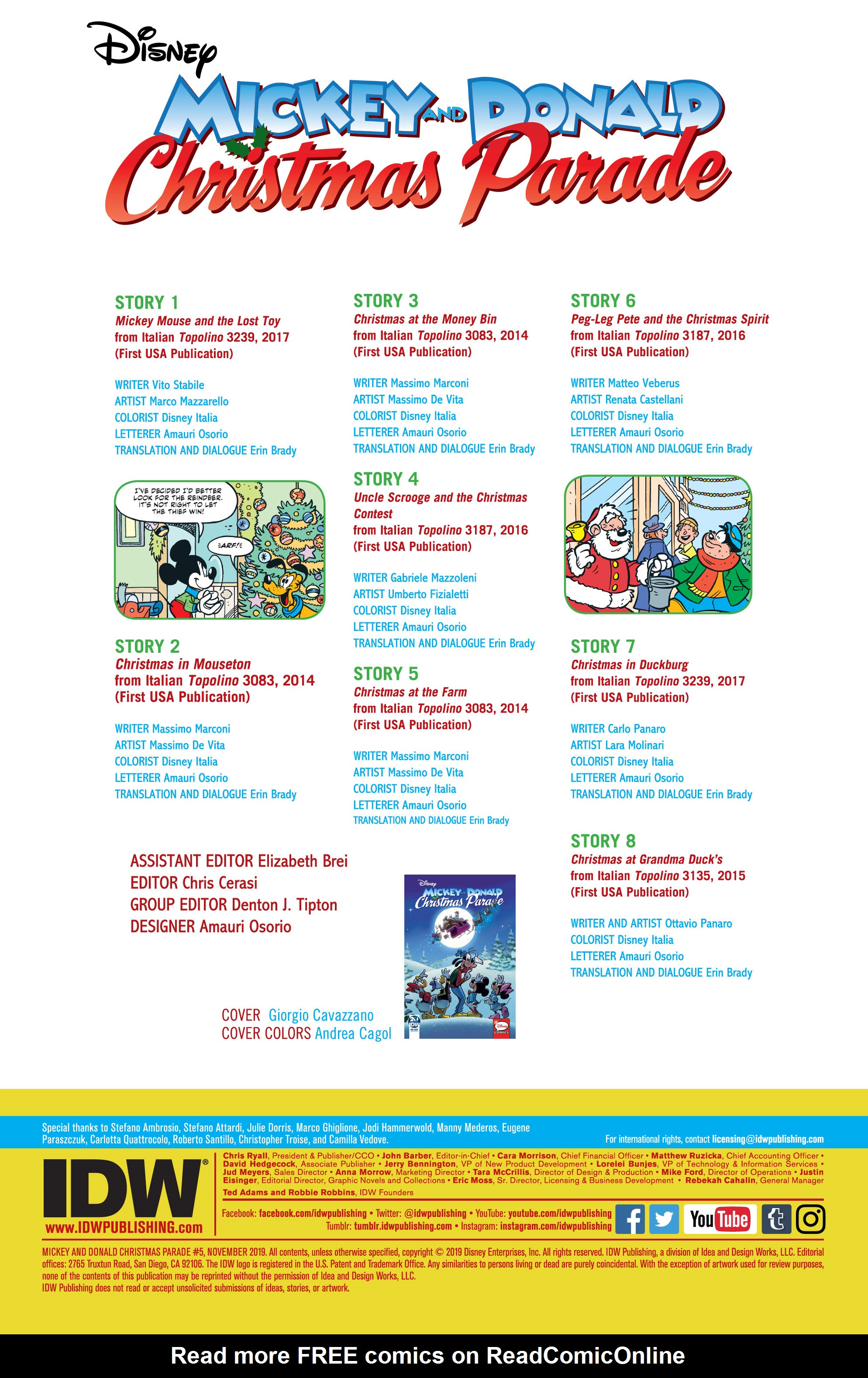 Read online Mickey and Donald Christmas Parade comic -  Issue #5 - 2