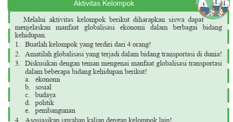 Mengerjakan Pr Globalisasi Bidang Transportasi