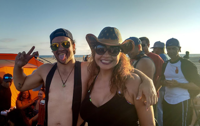 Dylan and Sonia at the Venice Beach Drum Circle by Omar Cherif — 20 August 2017