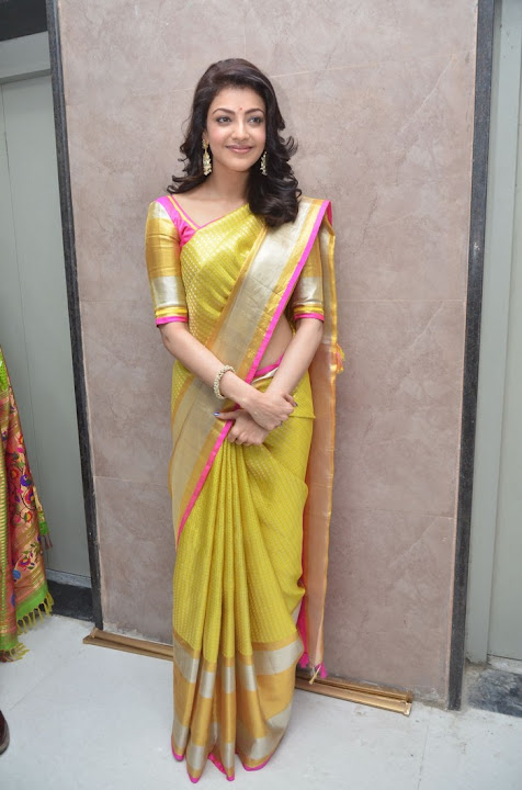 Kajal Aggarwal Stills At Trisha Designer Store Launch In Banjara Hills