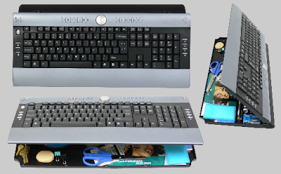 keyboard-shaped organizer 