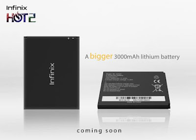 Infinix Hot 2 Battery 3000mah