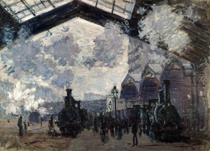 Claude Monet 1840-1926 | La Gare St Lazare, Parigi 1877