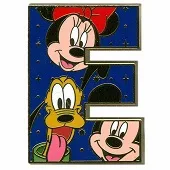 Alfabeto de Mickey, Minnie, Donald y Pluto E.