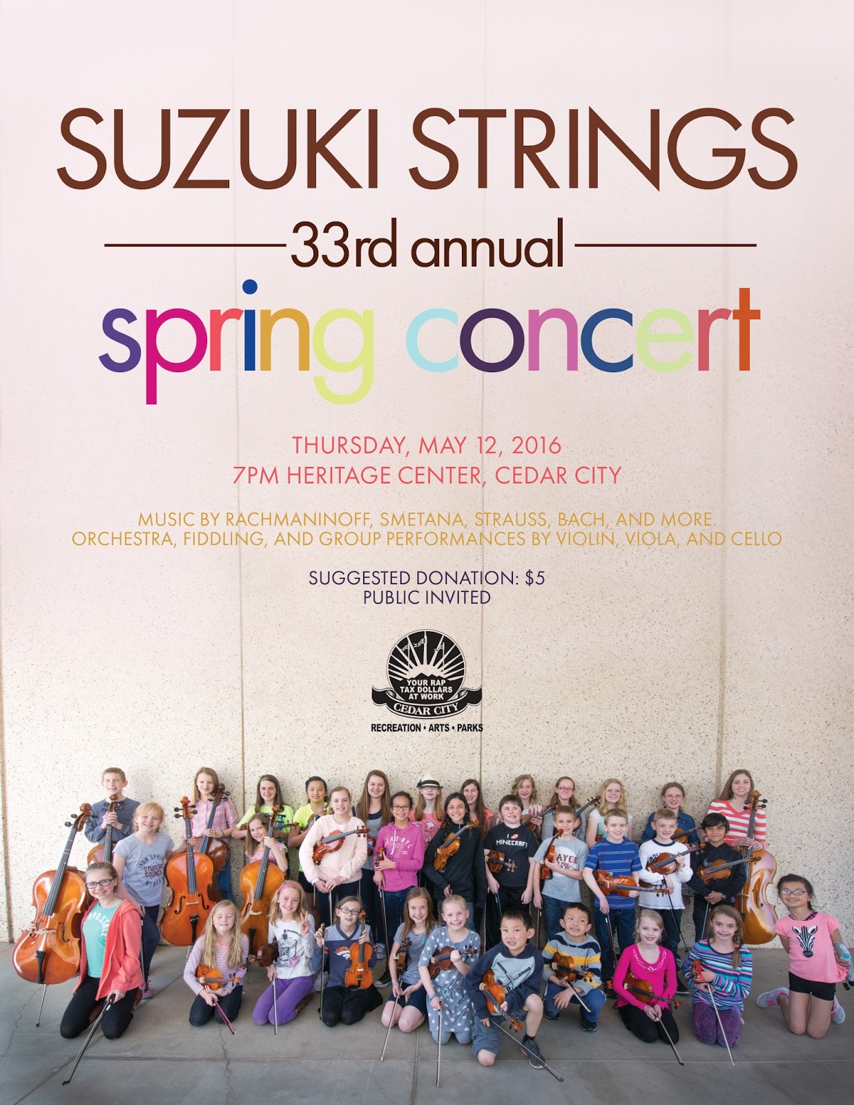 33rd Annual Suzuki Strings Concert
