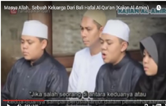 Masyaallah, Satu Keluarga Asal Bali Hafal Al Quran (Video)