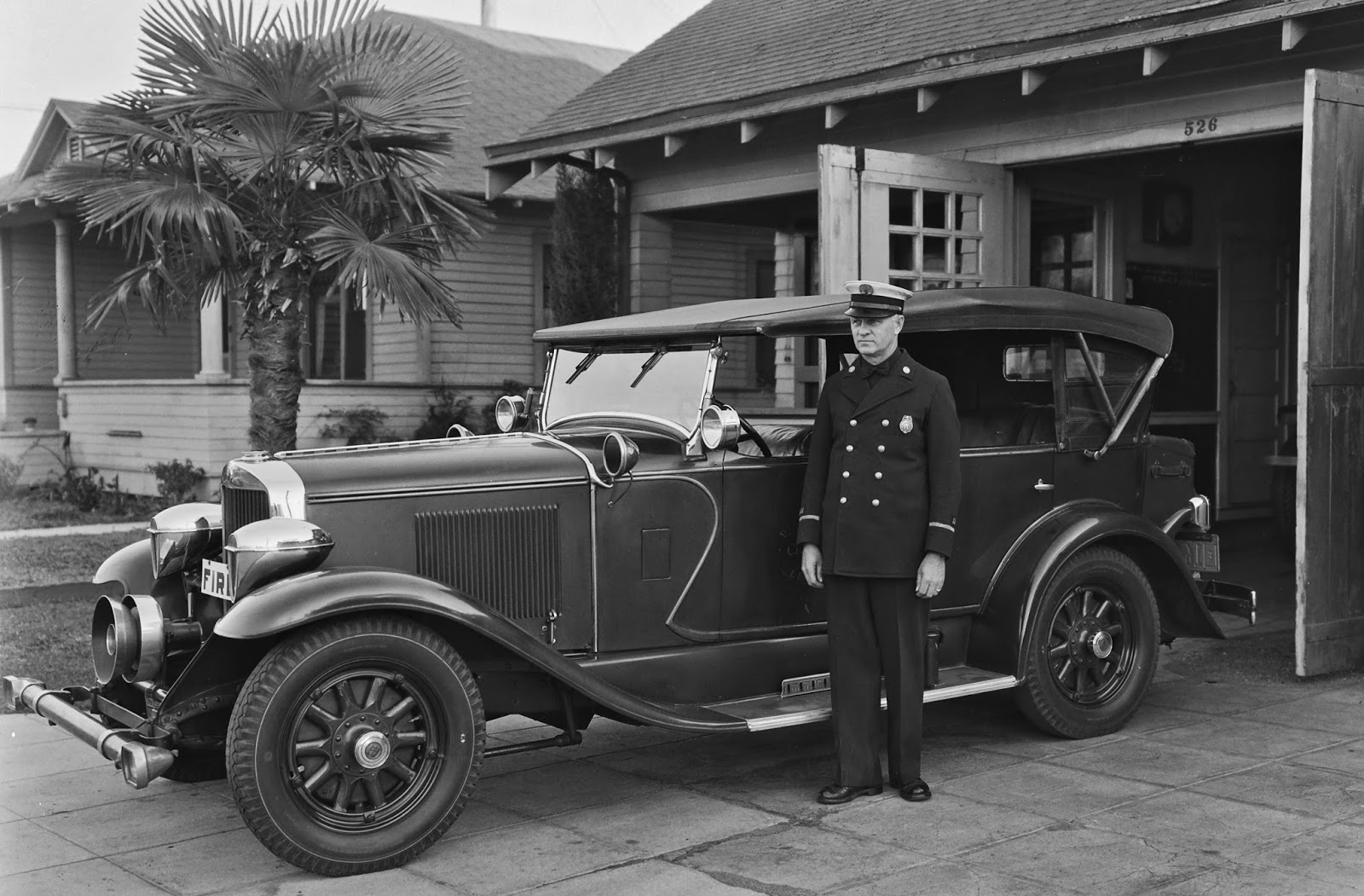 How cool is this, the fire chief bought a 1927 Graham Paige touring 621 wit...