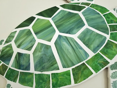 mosaic sea turtle