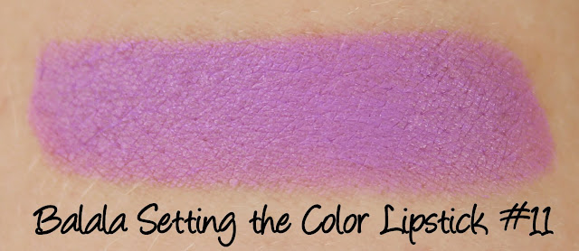 Balala Setting the Color Lipstick #11 Swatches & Review